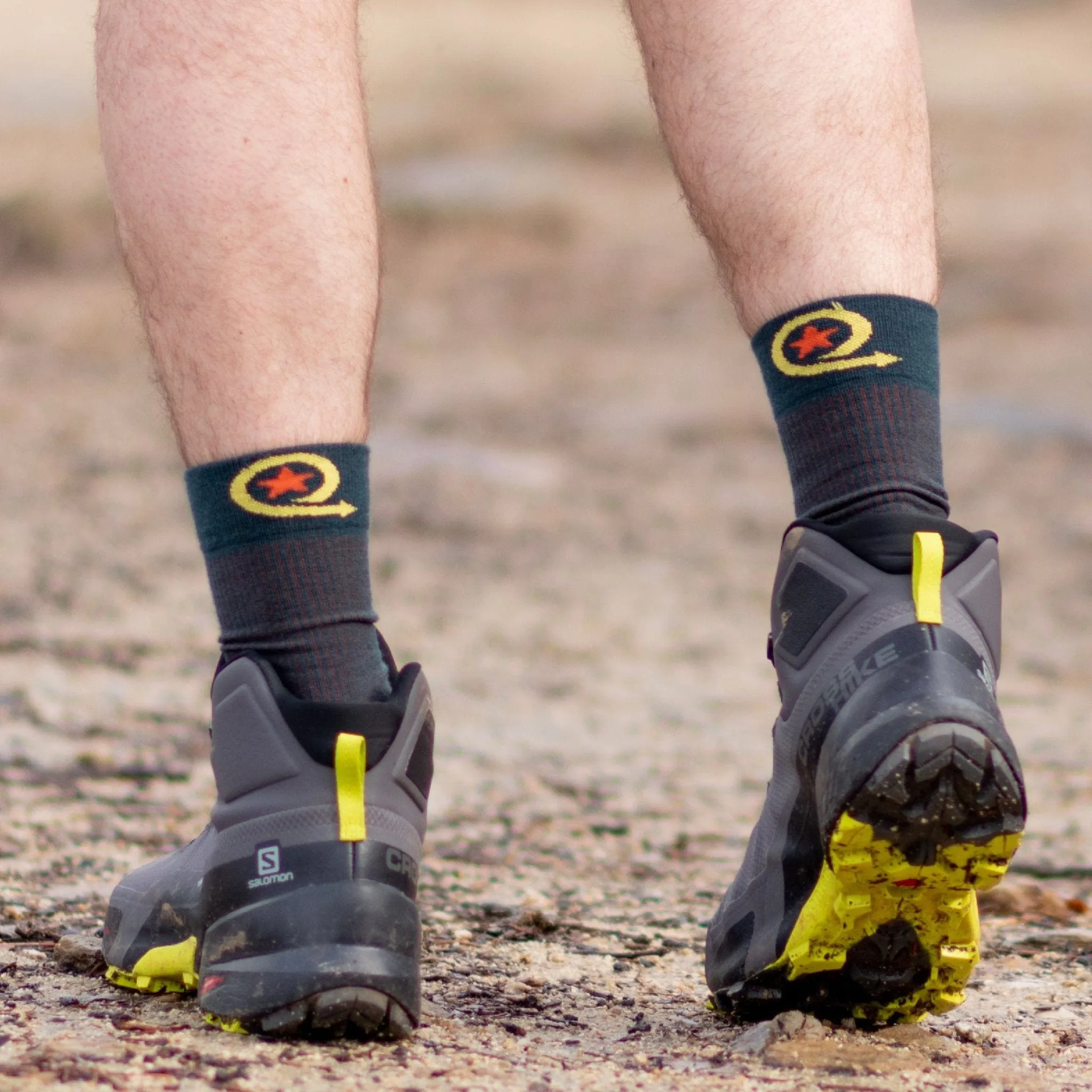 Farm to Feet Mens Damascus Light Cushion Crew Hiking Socks
