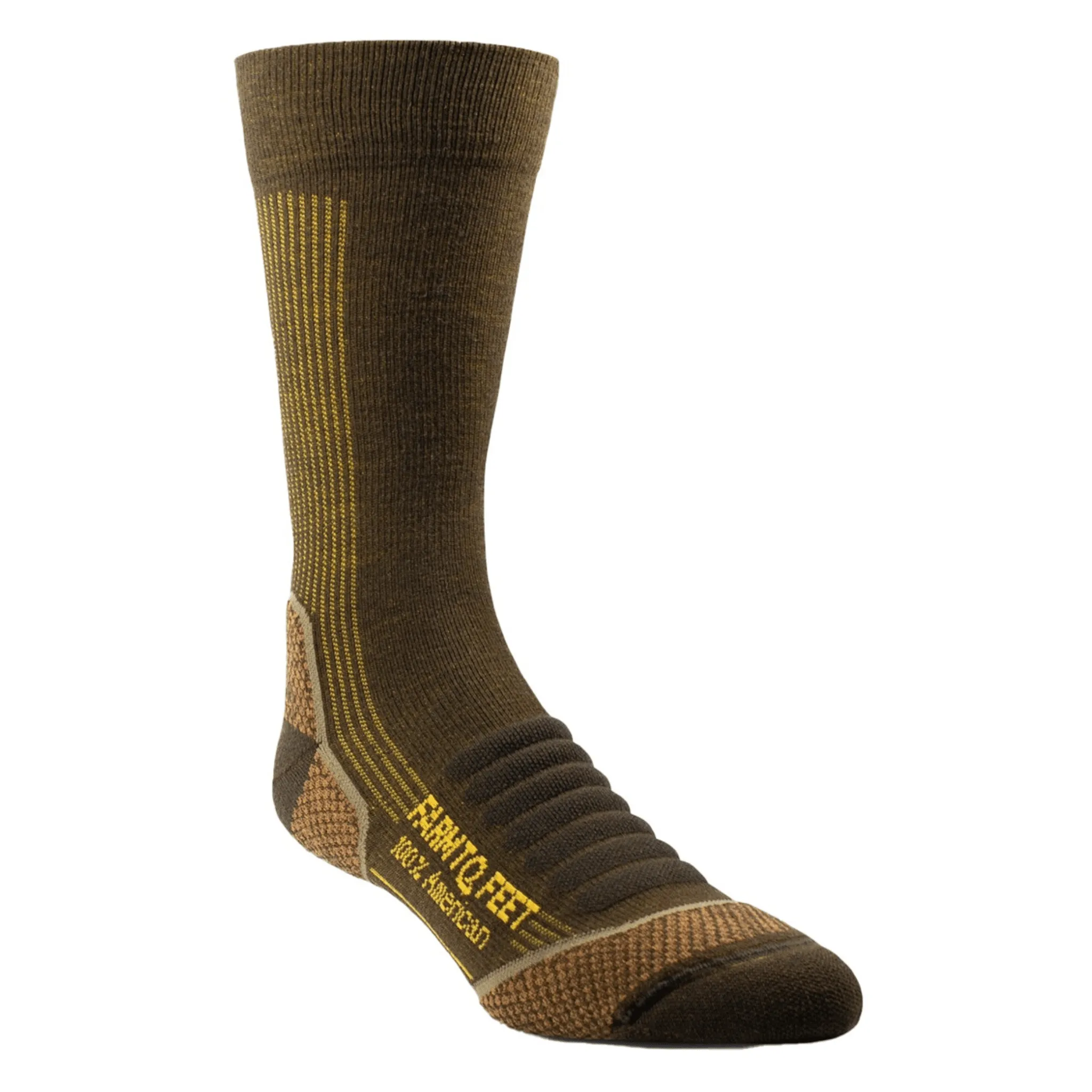 Farm to Feet Mens Damascus Light Cushion Crew Hiking Socks