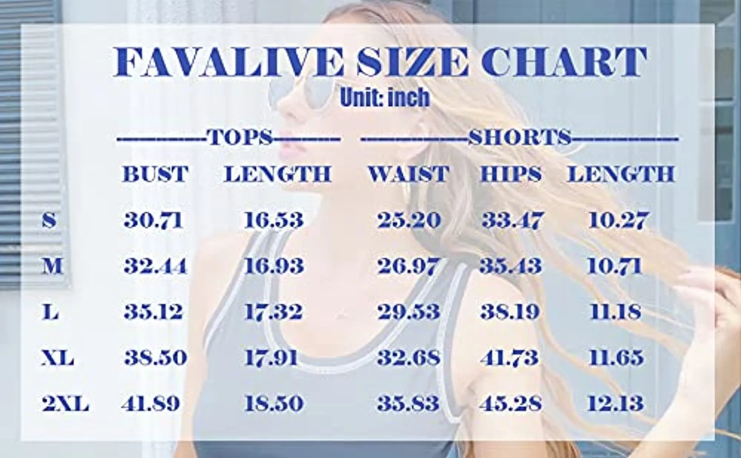 FAVALIVE Two Piece Outfits for Women Summer Bodycon Athletic Shorts Sets