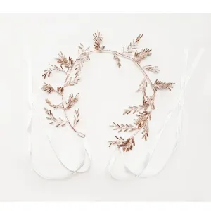 Flexible Leaflet Hair Vine (Rose Gold)