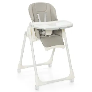 Folding | Reclining | Adjustable Baby High Chair | 5 Recline Positions |  Grey