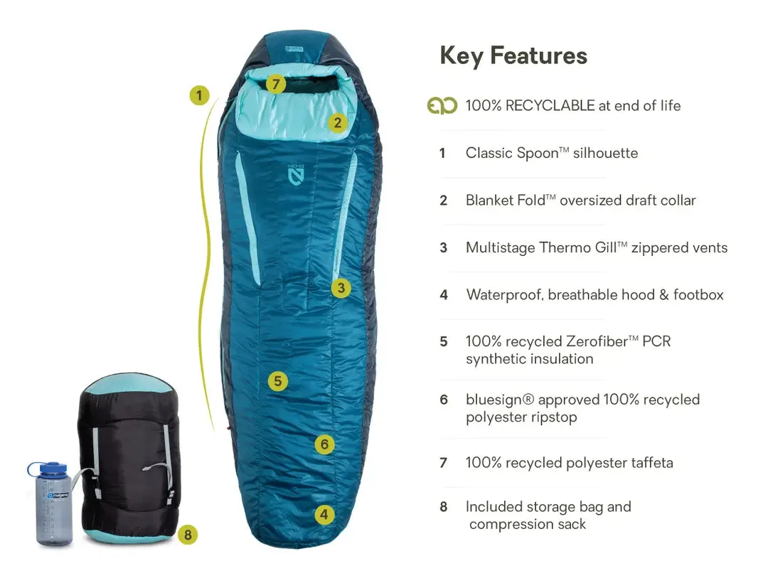 Forte™ Endless Promise™ Synthetic Sleeping Bag (20F / -6C) (Women's)