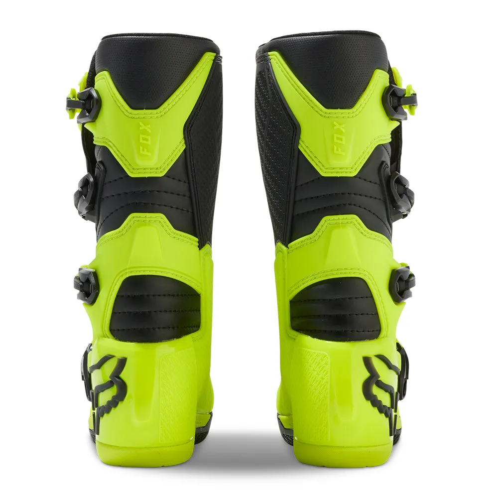 FOX YOUTH COMP BOOTS [FLO YELLOW]