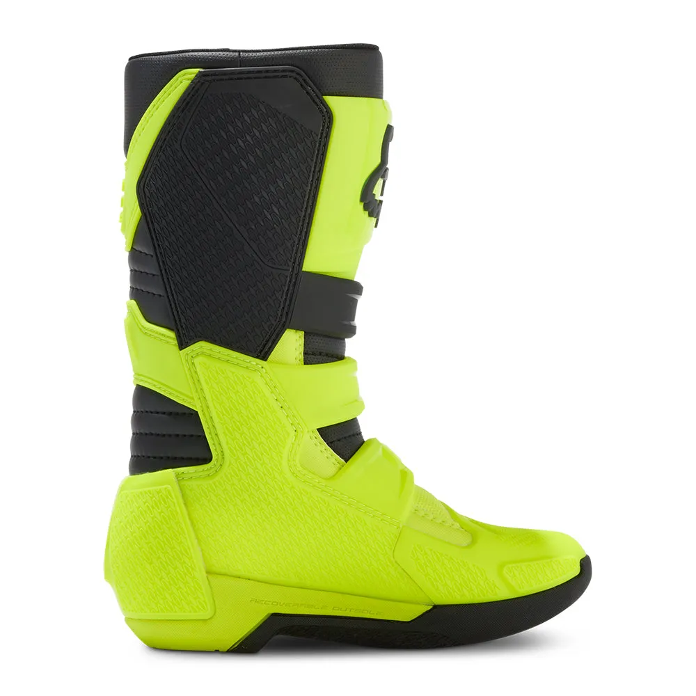 FOX YOUTH COMP BOOTS [FLO YELLOW]