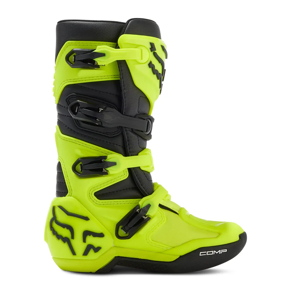 FOX YOUTH COMP BOOTS [FLO YELLOW]