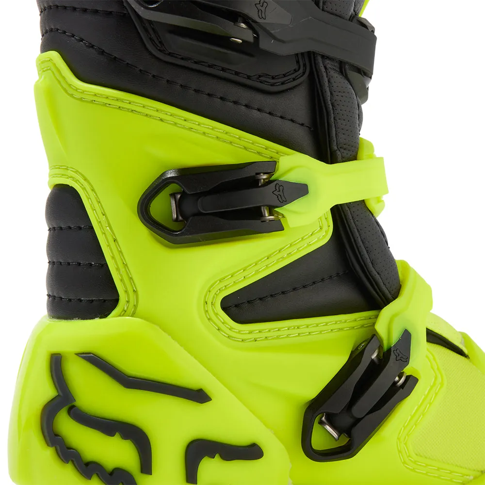FOX YOUTH COMP BOOTS [FLO YELLOW]
