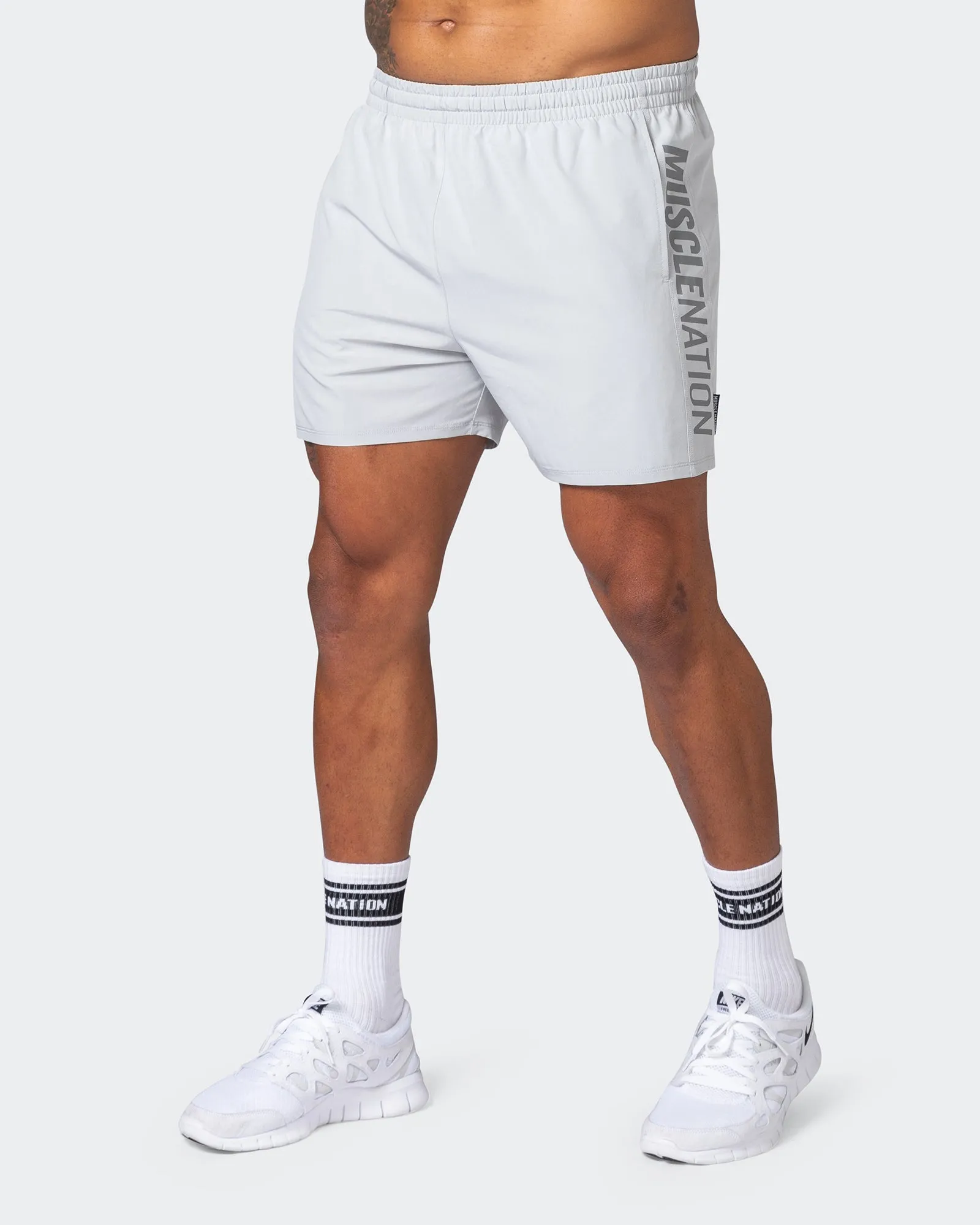 Function 4" Shorts - Quiet Grey