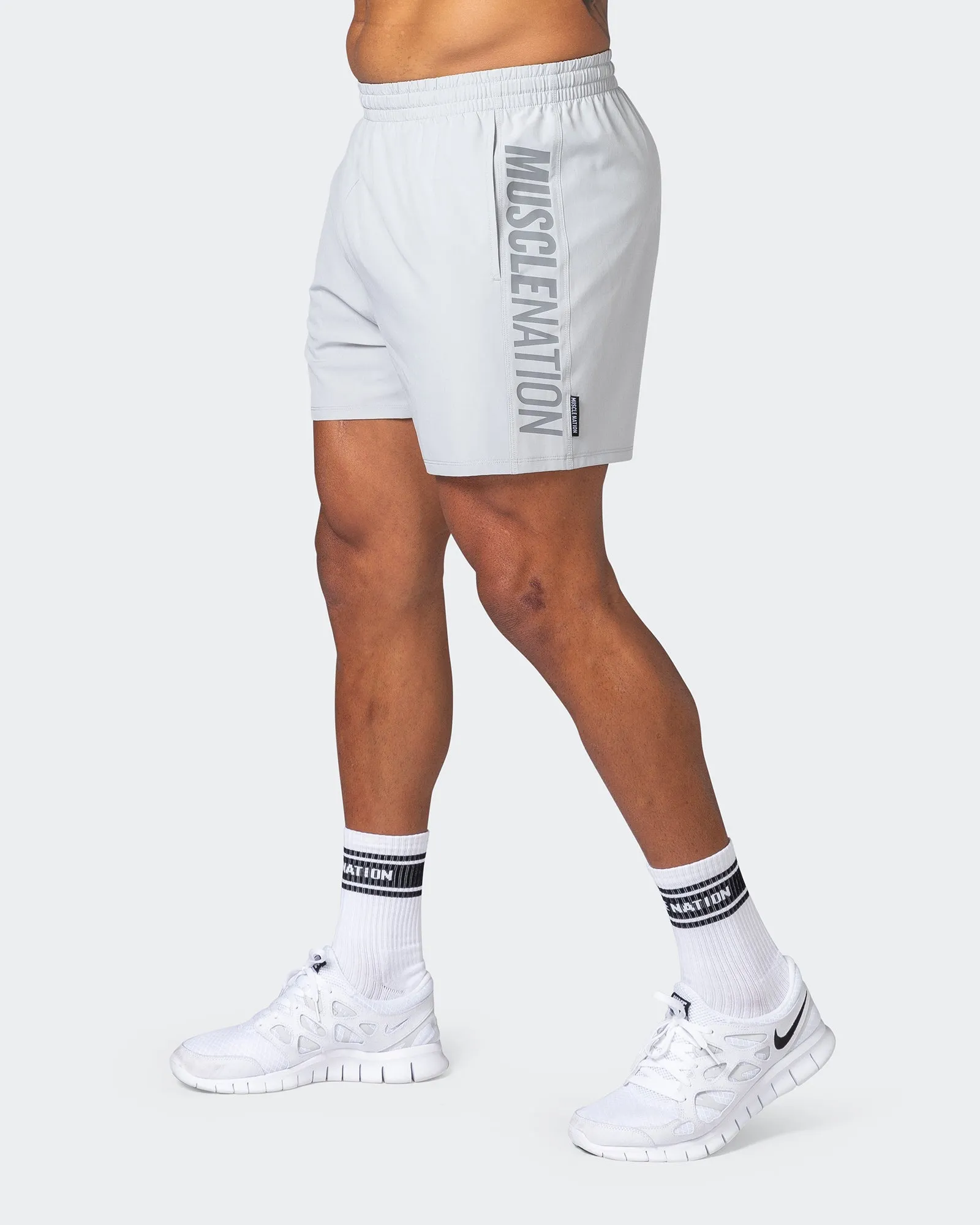 Function 4" Shorts - Quiet Grey