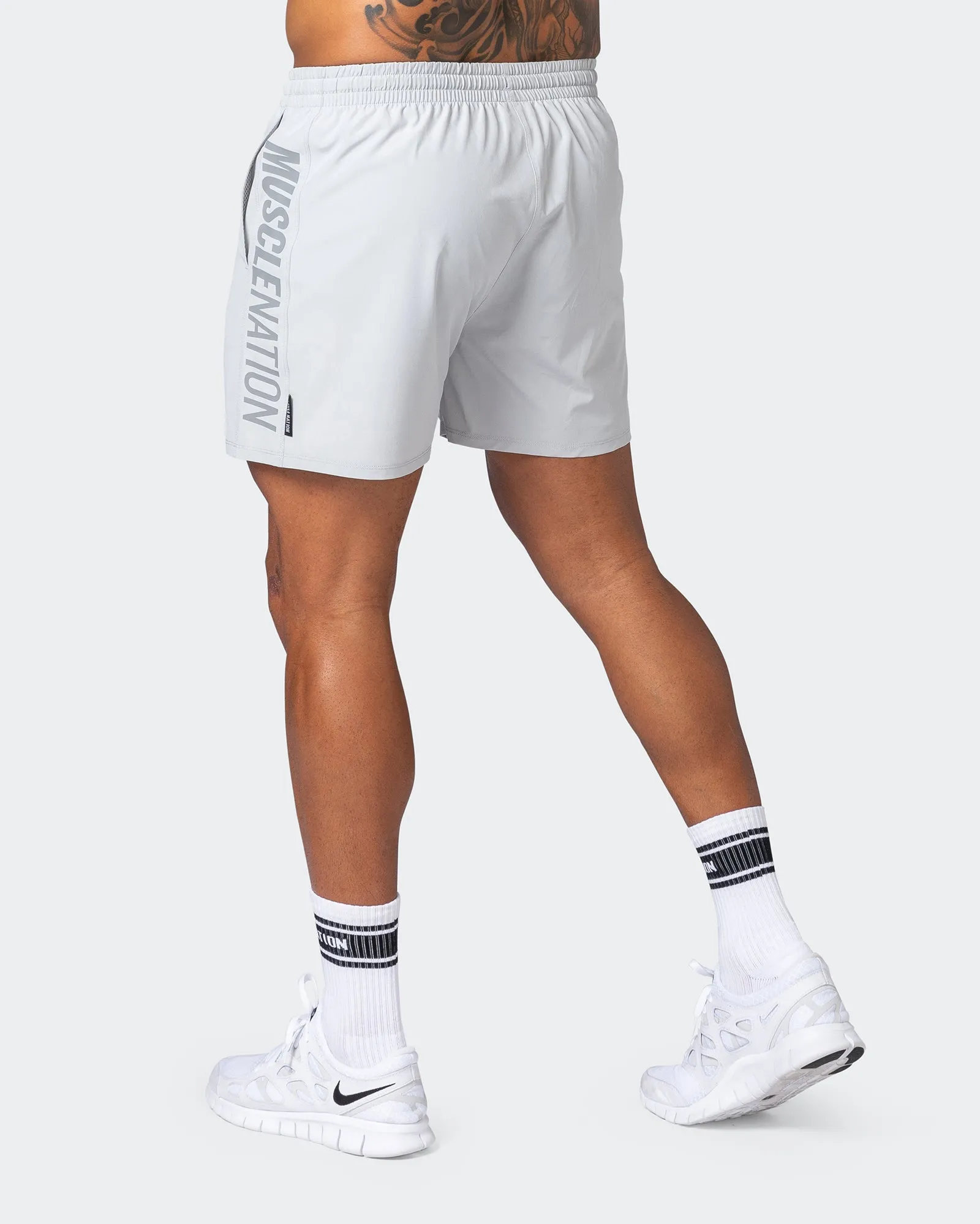 Function 4" Shorts - Quiet Grey