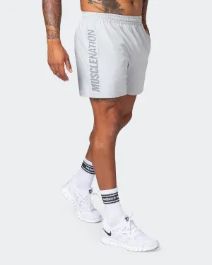 Function 4" Shorts - Quiet Grey