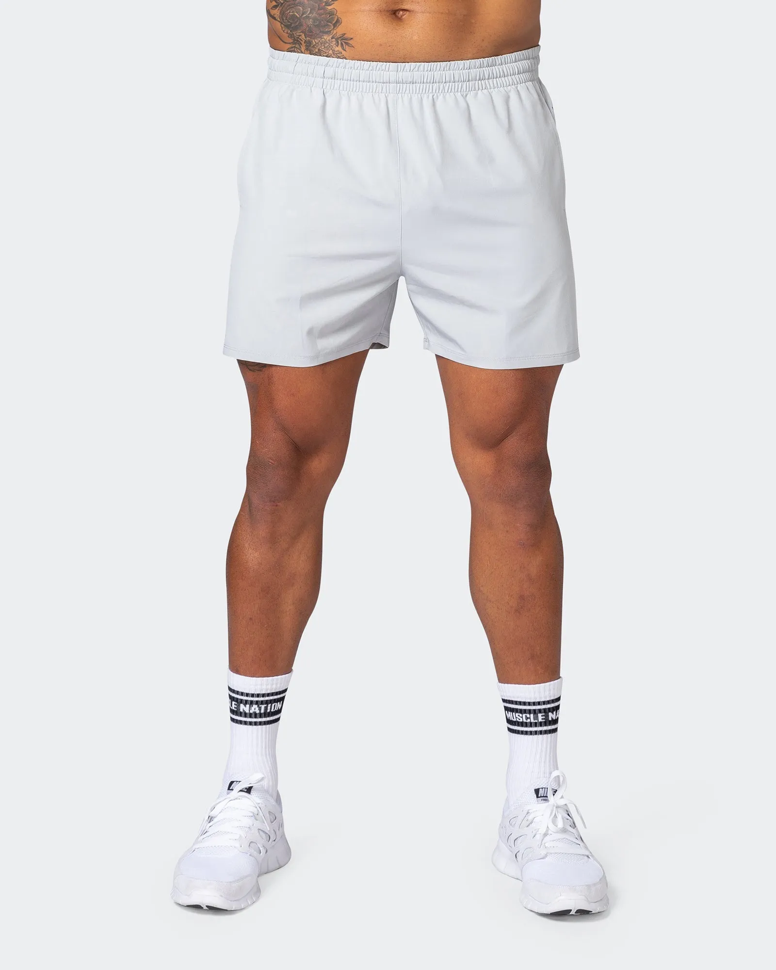 Function 4" Shorts - Quiet Grey