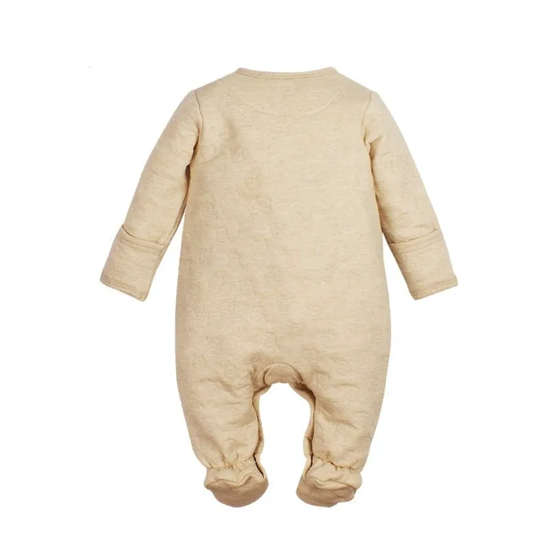 Gender Neutral Baby Clothes: Thermal Footie Romper