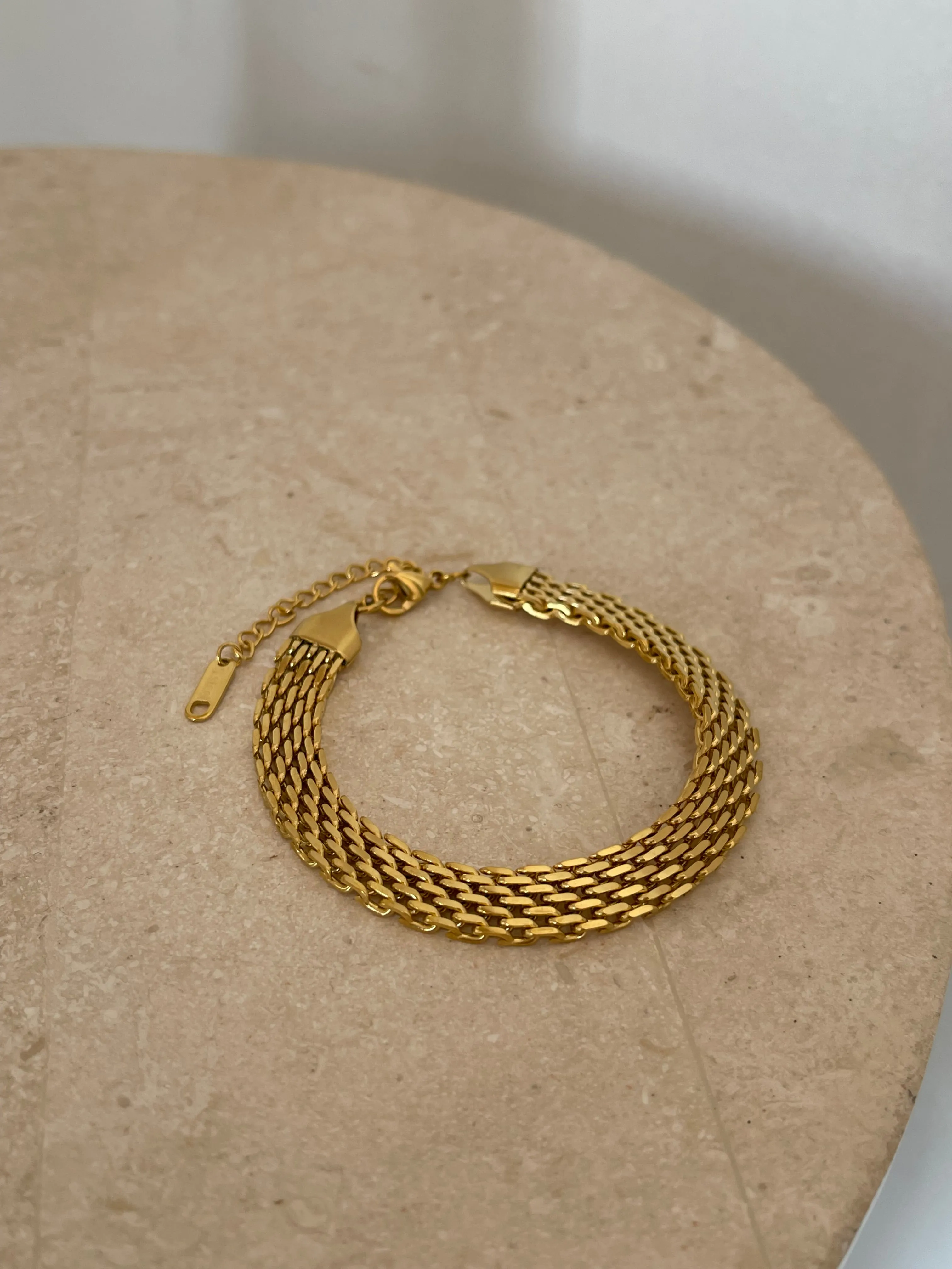 Gold Woven Bracelet