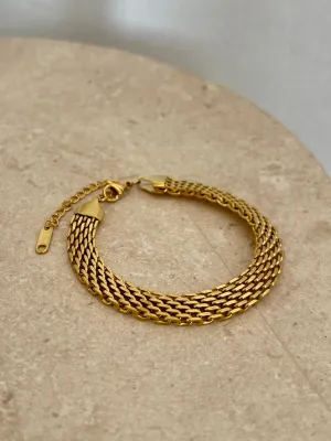 Gold Woven Bracelet
