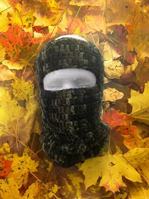 Hair Out Camo Balaclava