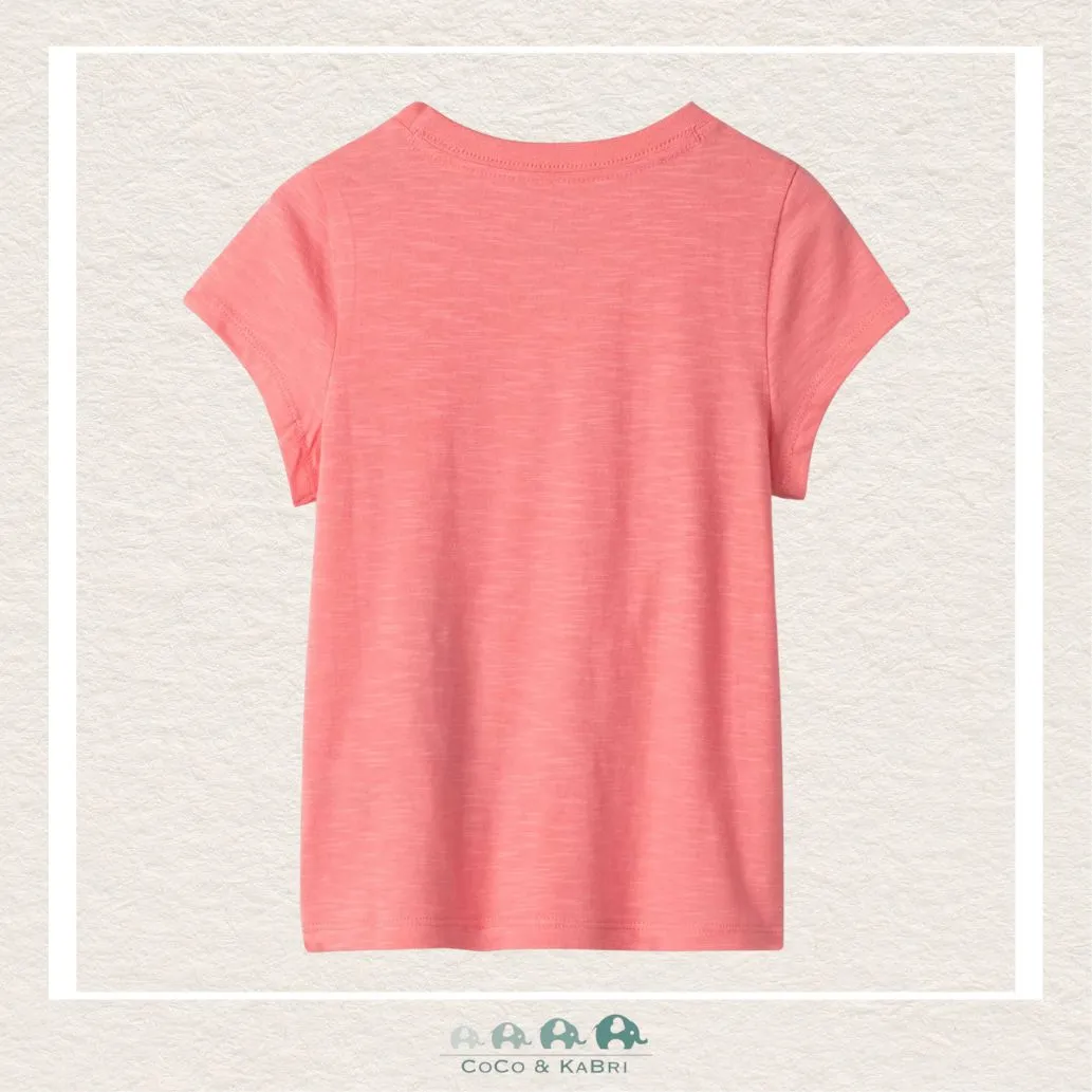 Haltey Girls: Pink Daisy Graphic Tee