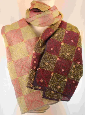 Hand-stitched Silk Scarf