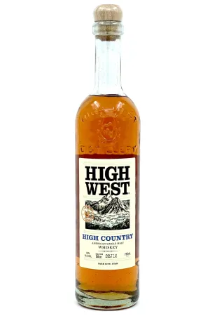 High West High Country American Single Malt Whiskey