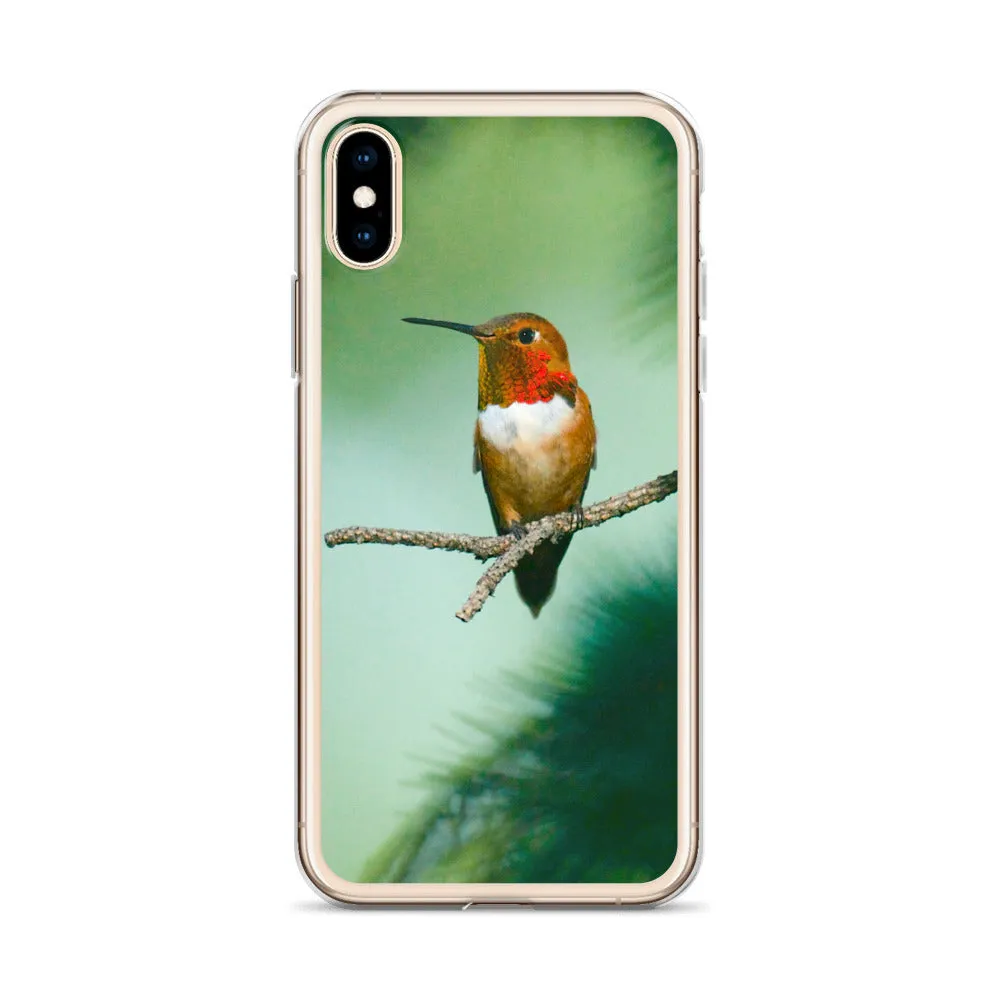 iPhone Case with Rufous Hummingbird