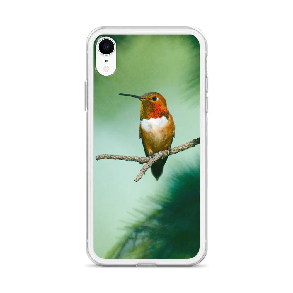 iPhone Case with Rufous Hummingbird