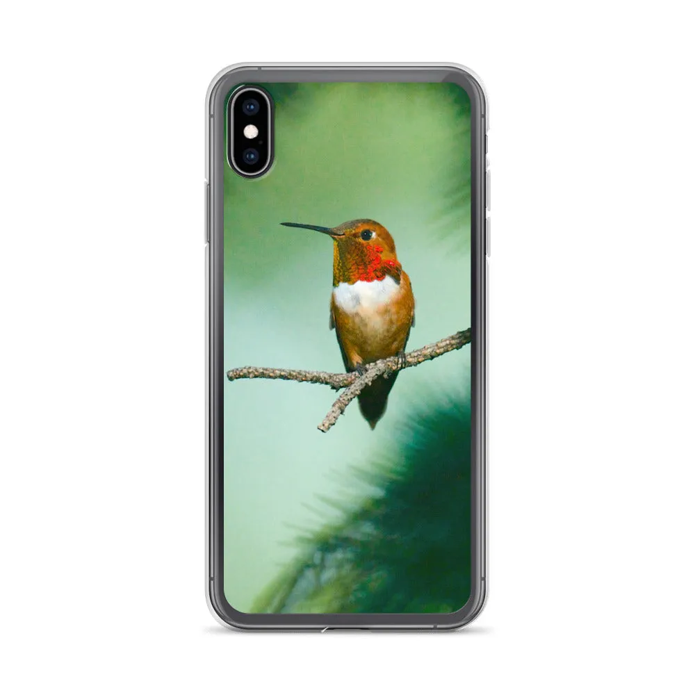 iPhone Case with Rufous Hummingbird