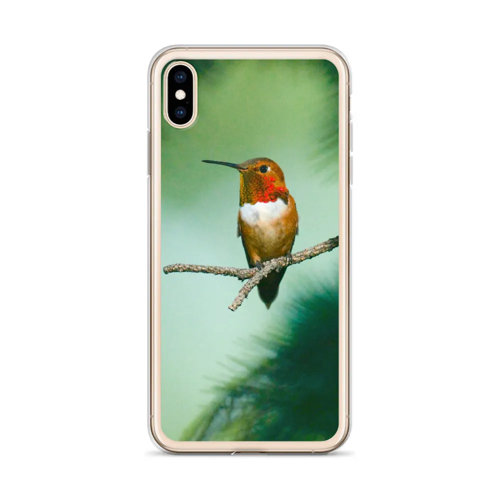 iPhone Case with Rufous Hummingbird