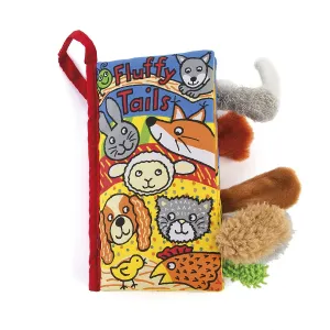 JellyCat Fluffy Tails Book
