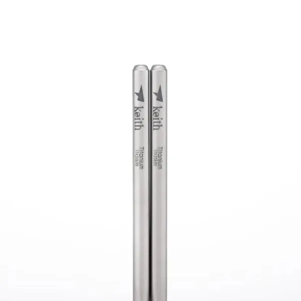 Keith Titanium Portable Round Chopsticks