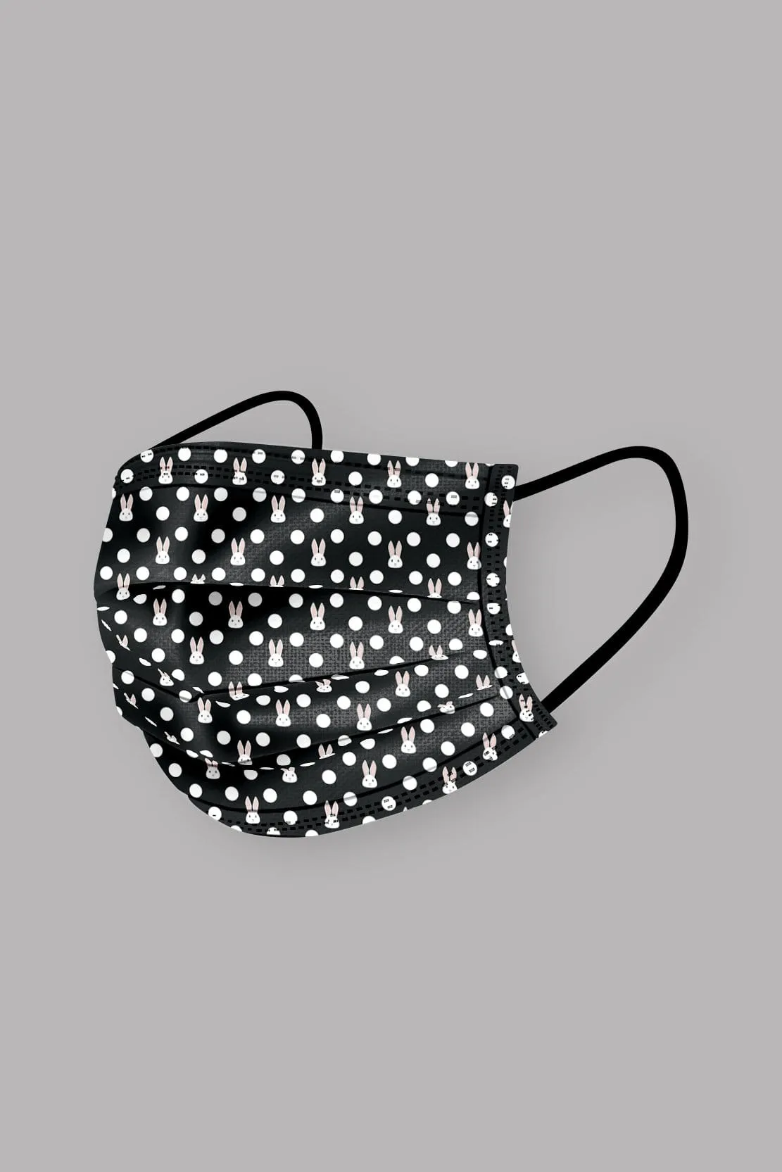 Kids - Polka Bunny Face Masks