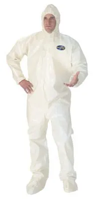Kimberly-Clark Professional HAZARDGARD COVERALL WH 3XL REFLEX DSGN, 45666