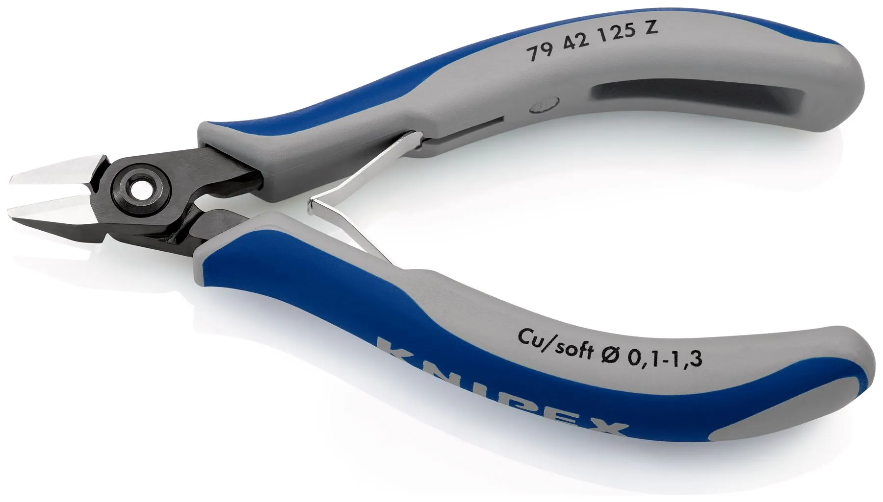 KNIPEX Precision Electronics Diagonal Cutter Cutting Pliers 125mm Multi Component Grips 79 42 125 Z