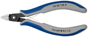 KNIPEX Precision Electronics Diagonal Cutter Cutting Pliers 125mm Multi Component Grips 79 42 125 Z