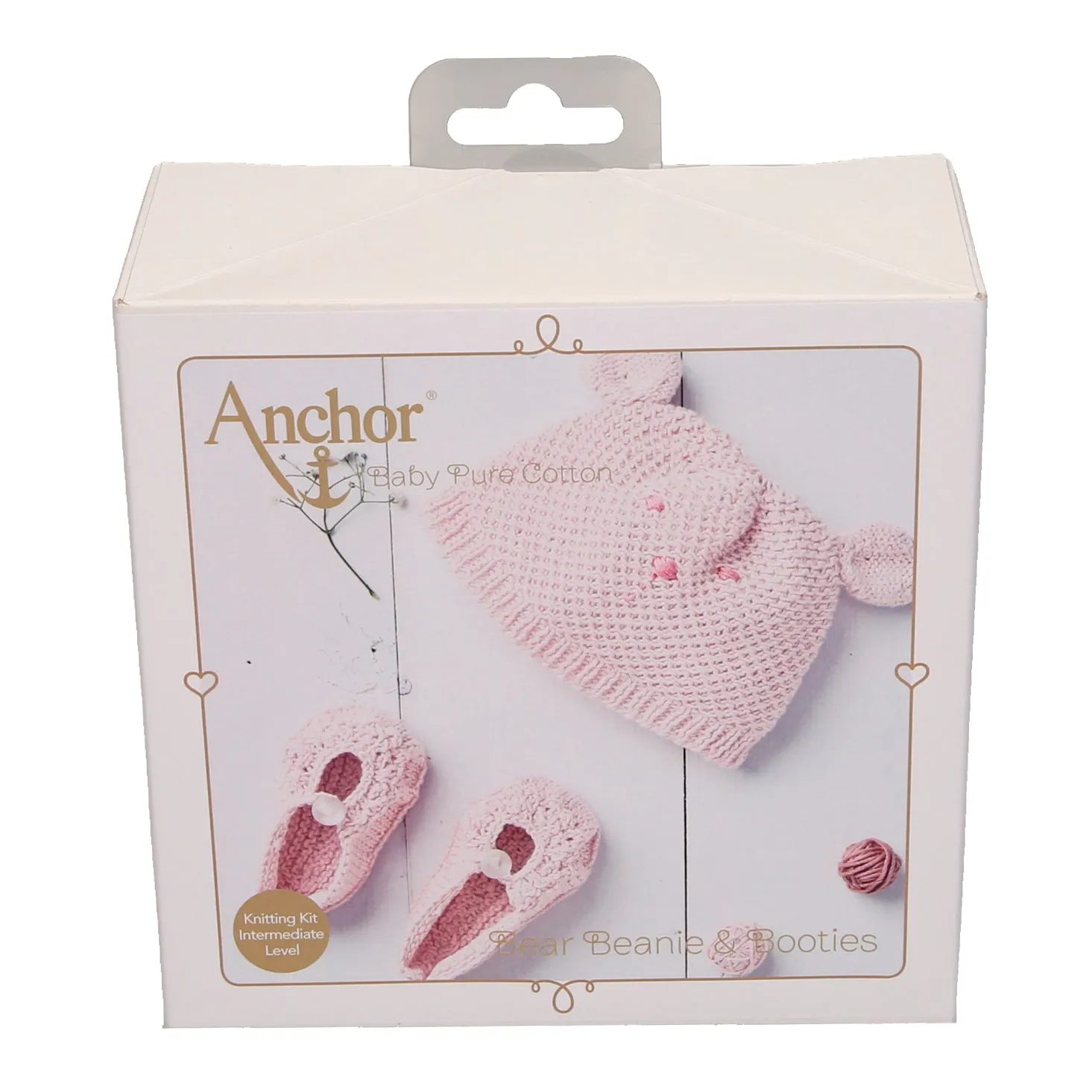 Knitting Kit Amigurumi Baby Hat & Shoes | Pure Cotton | Medium Skilled