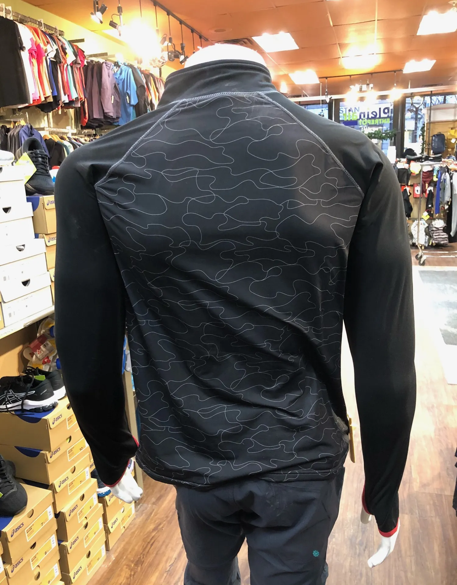 Kombi B3 Active Warm Col Zip Homme