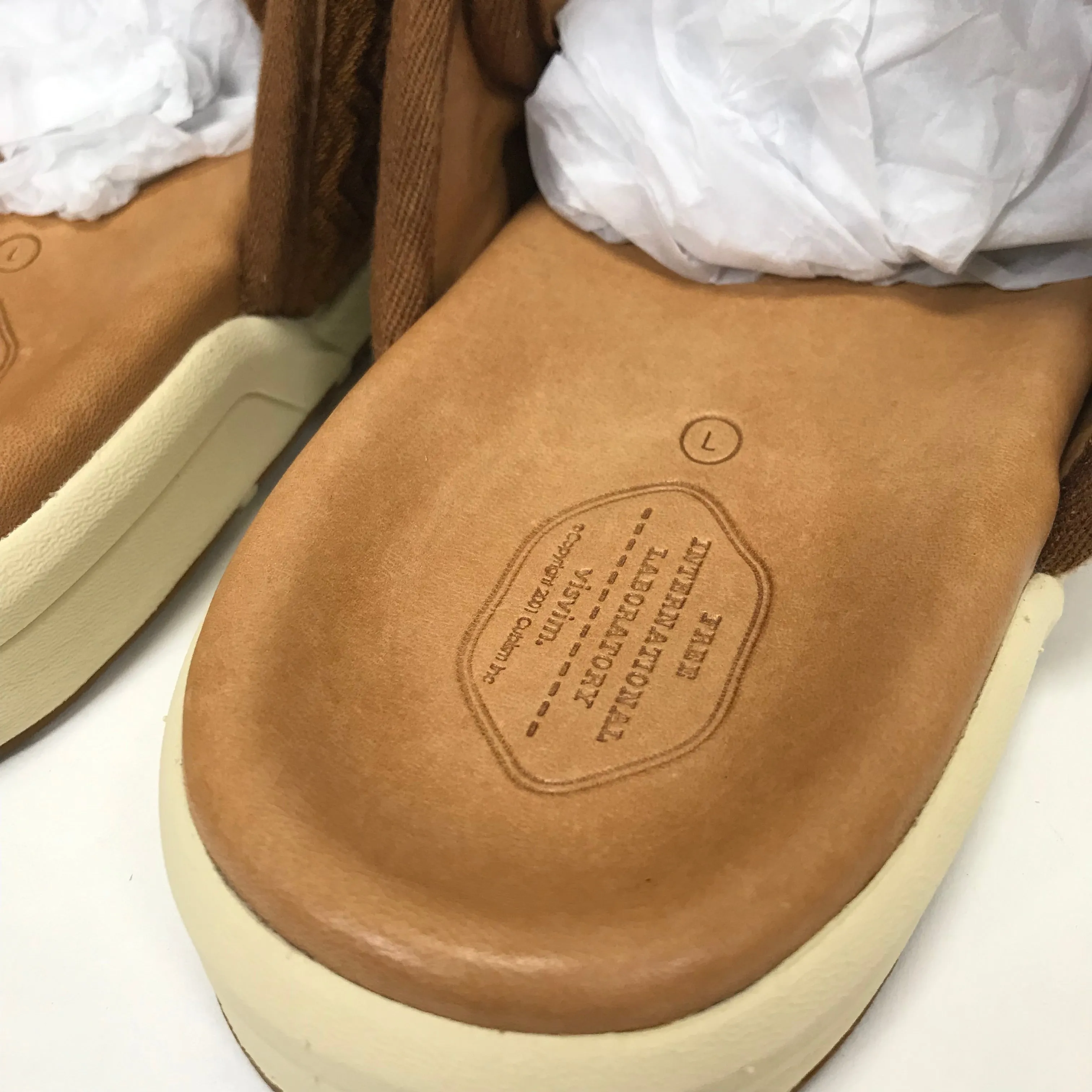 [L] DS! Visvim Christo Sandals Light Brown