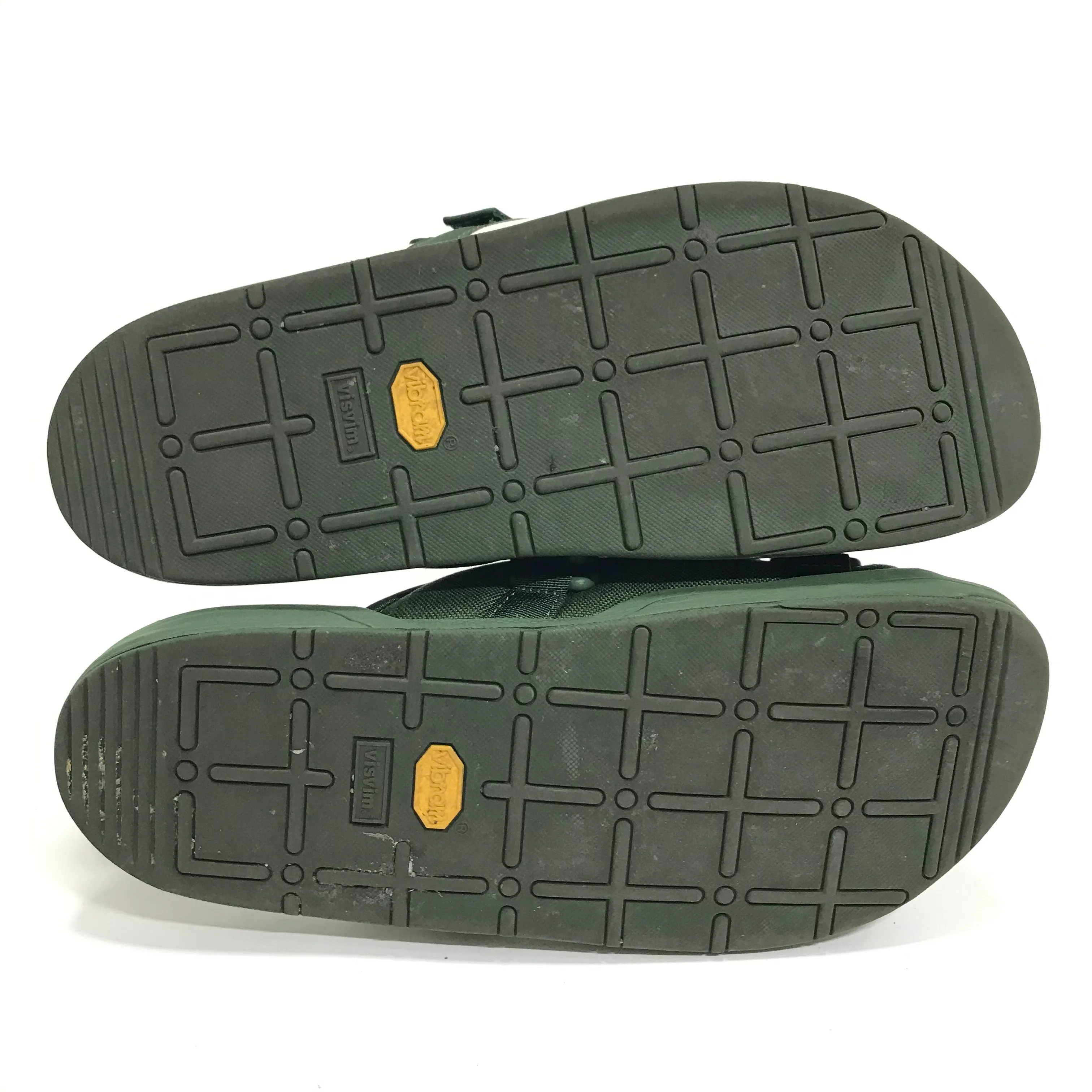 [L] Visvim Christo Sandals Two Tone Green
