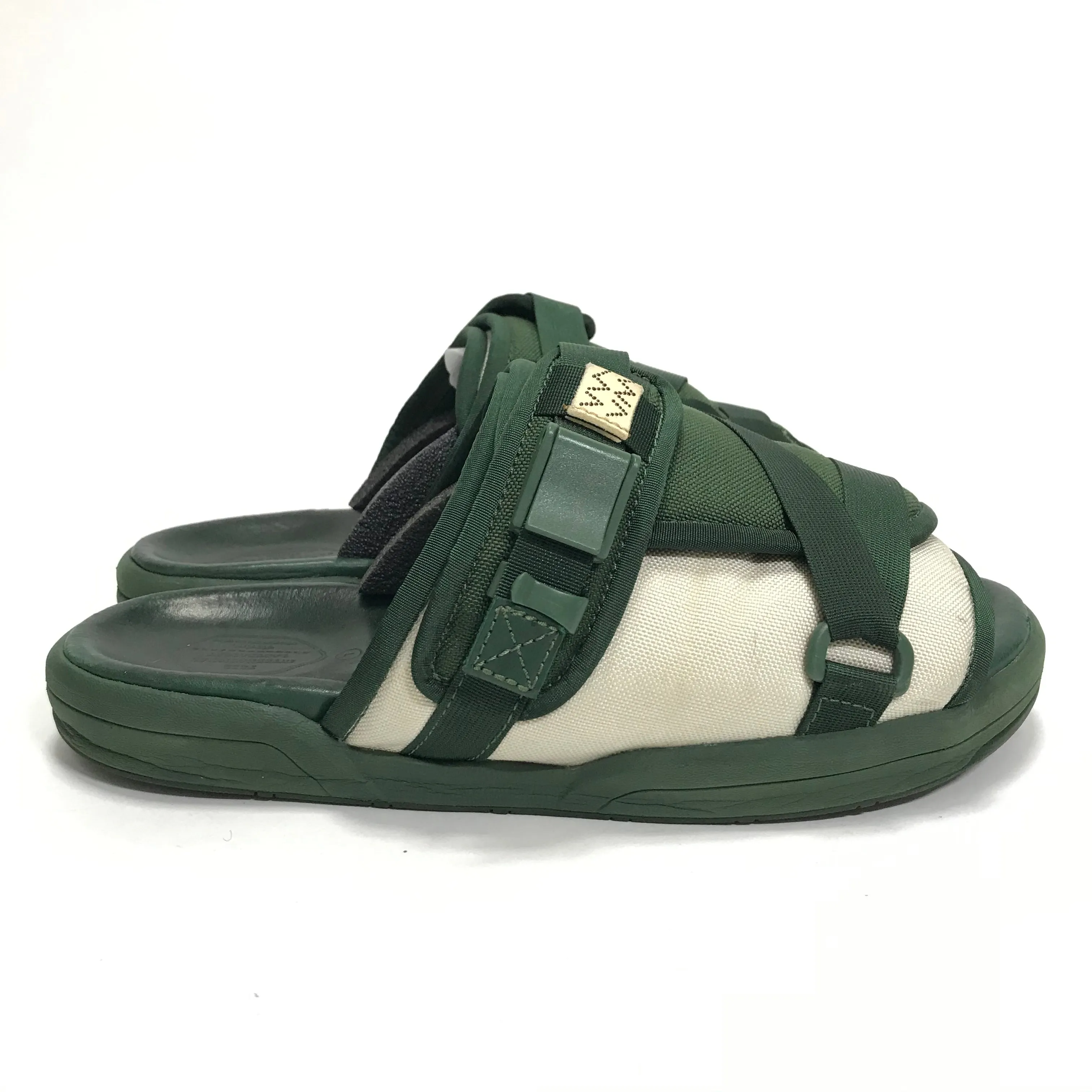 [L] Visvim Christo Sandals Two Tone Green