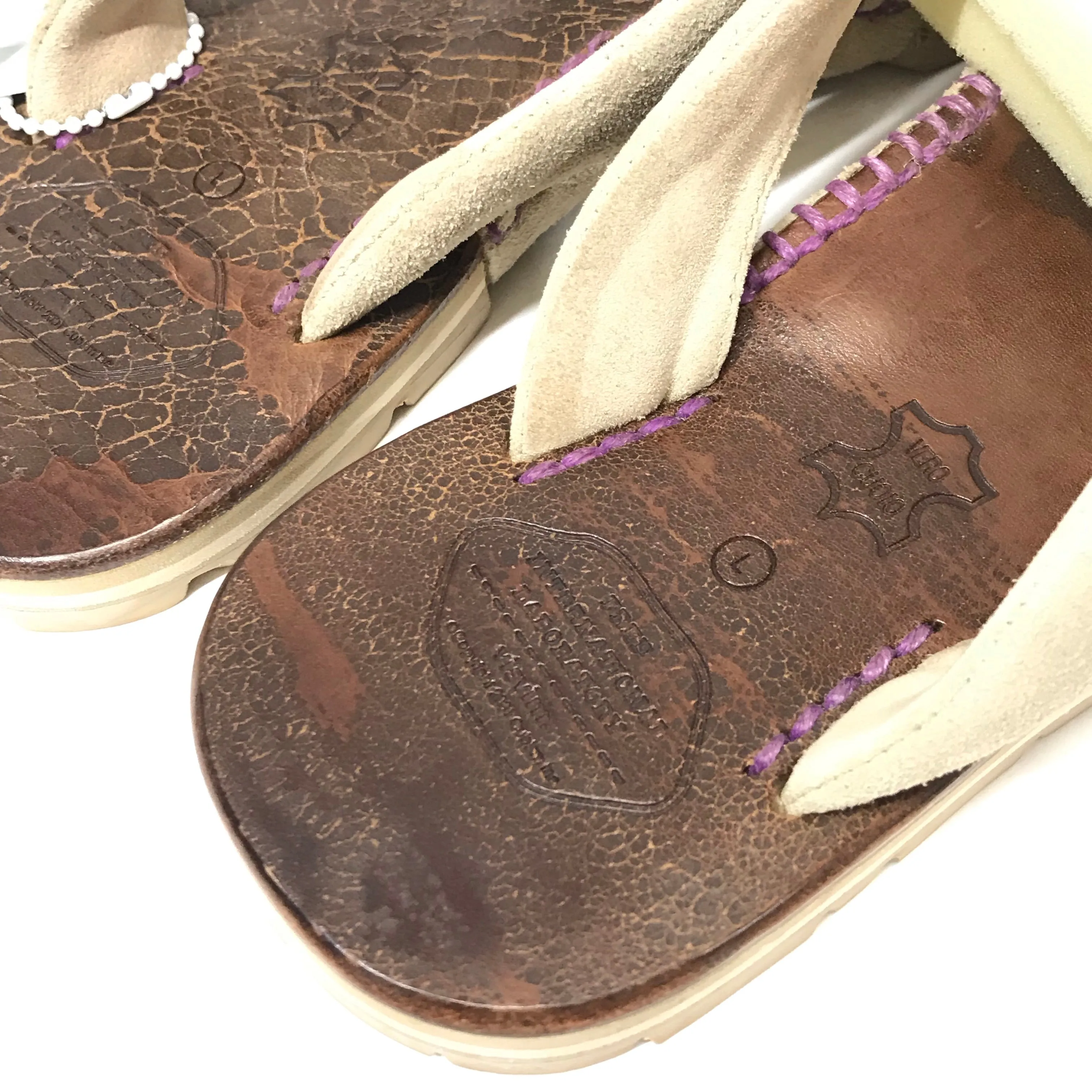 [L] Visvim Lama Sandals Folk Sand