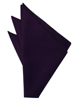Lapis Solid Twill Pocket Square