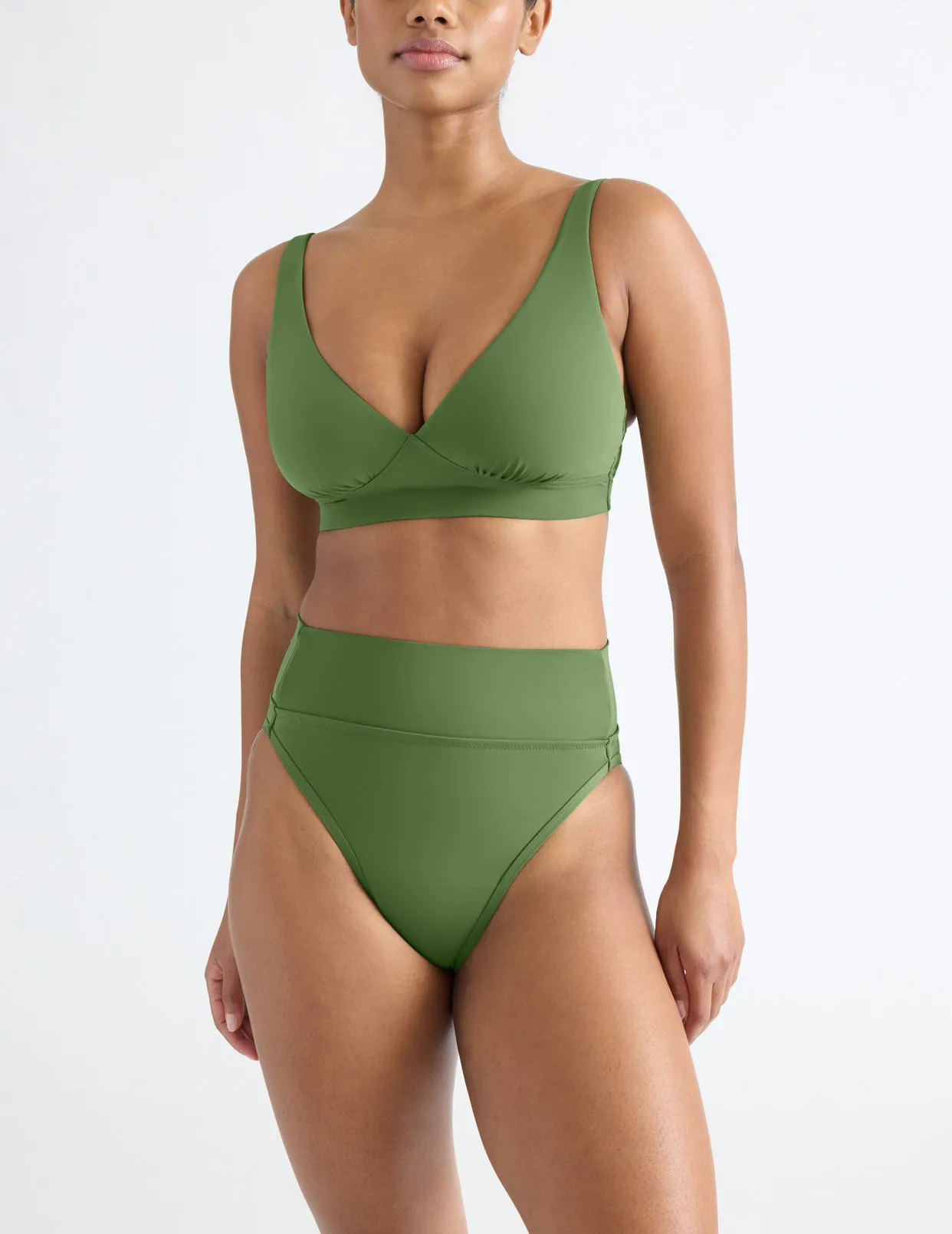 Leakproof Sculpt High Rise High Cut Swim Bottom