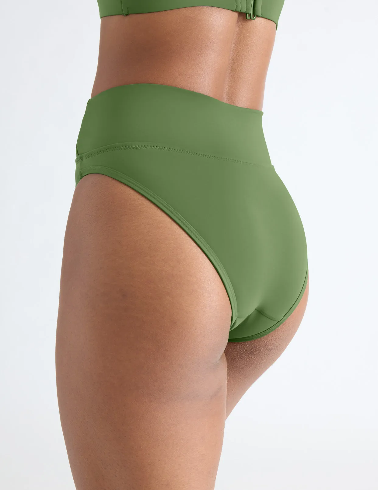 Leakproof Sculpt High Rise High Cut Swim Bottom