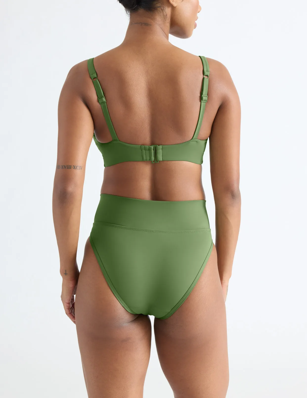 Leakproof Sculpt High Rise High Cut Swim Bottom