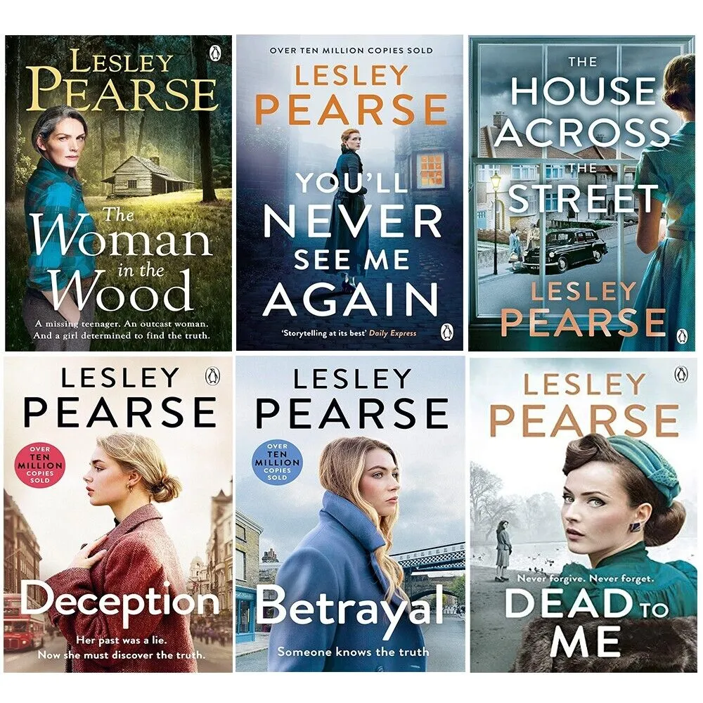 Lesley Pearse Collection 6 Books Set Dead to Me, Woman in the Wood,House Across