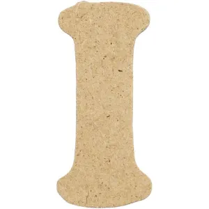 Letters 4cm Pre Punched x 10 - Initial I