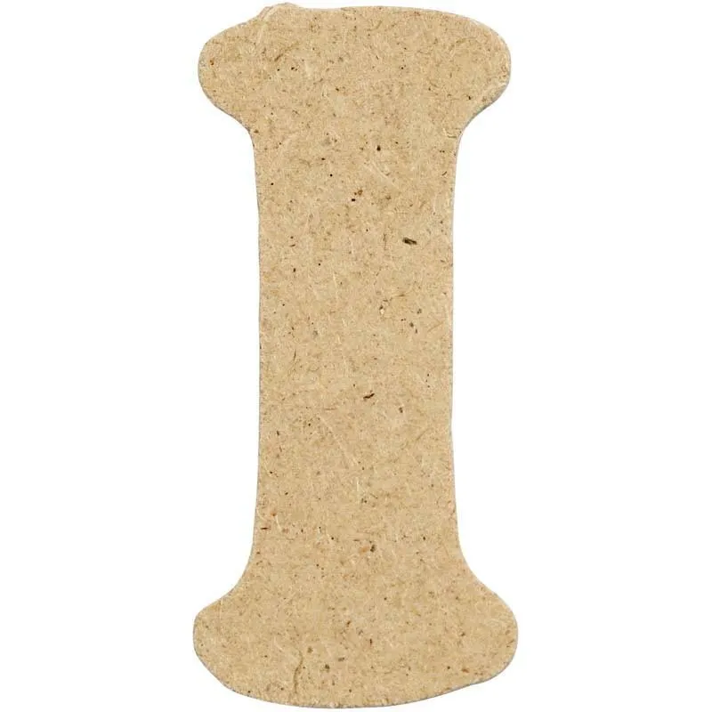 Letters 4cm Pre Punched x 10 - Initial I