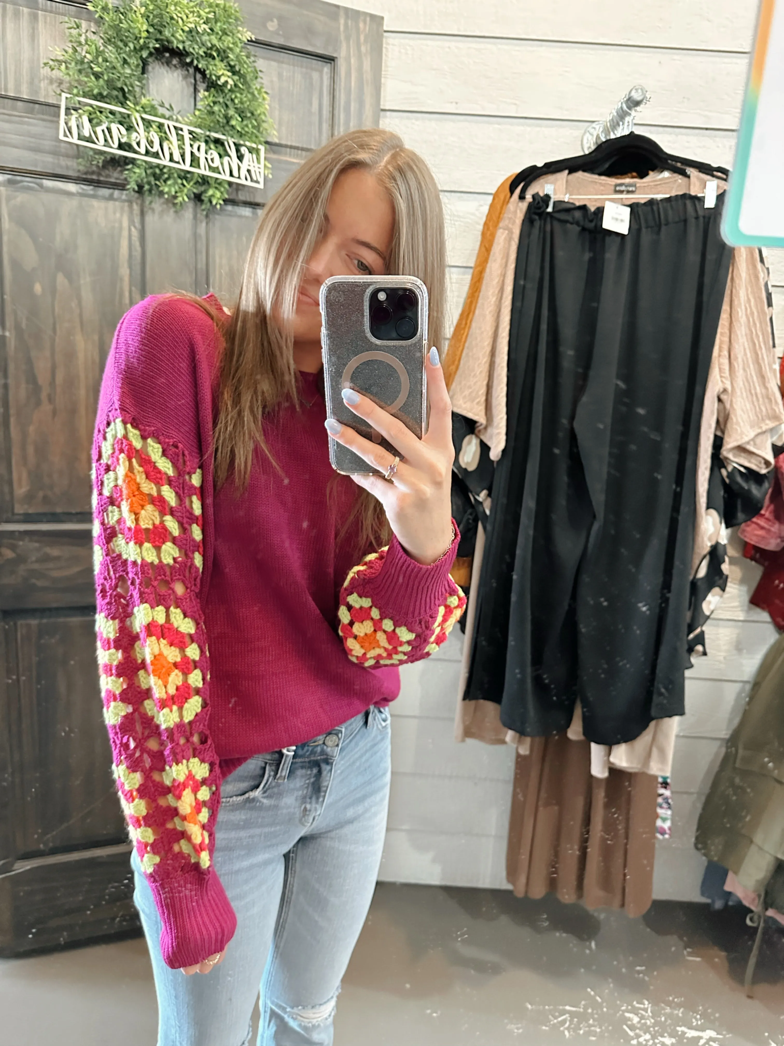 Lilabet Magenta Sweater