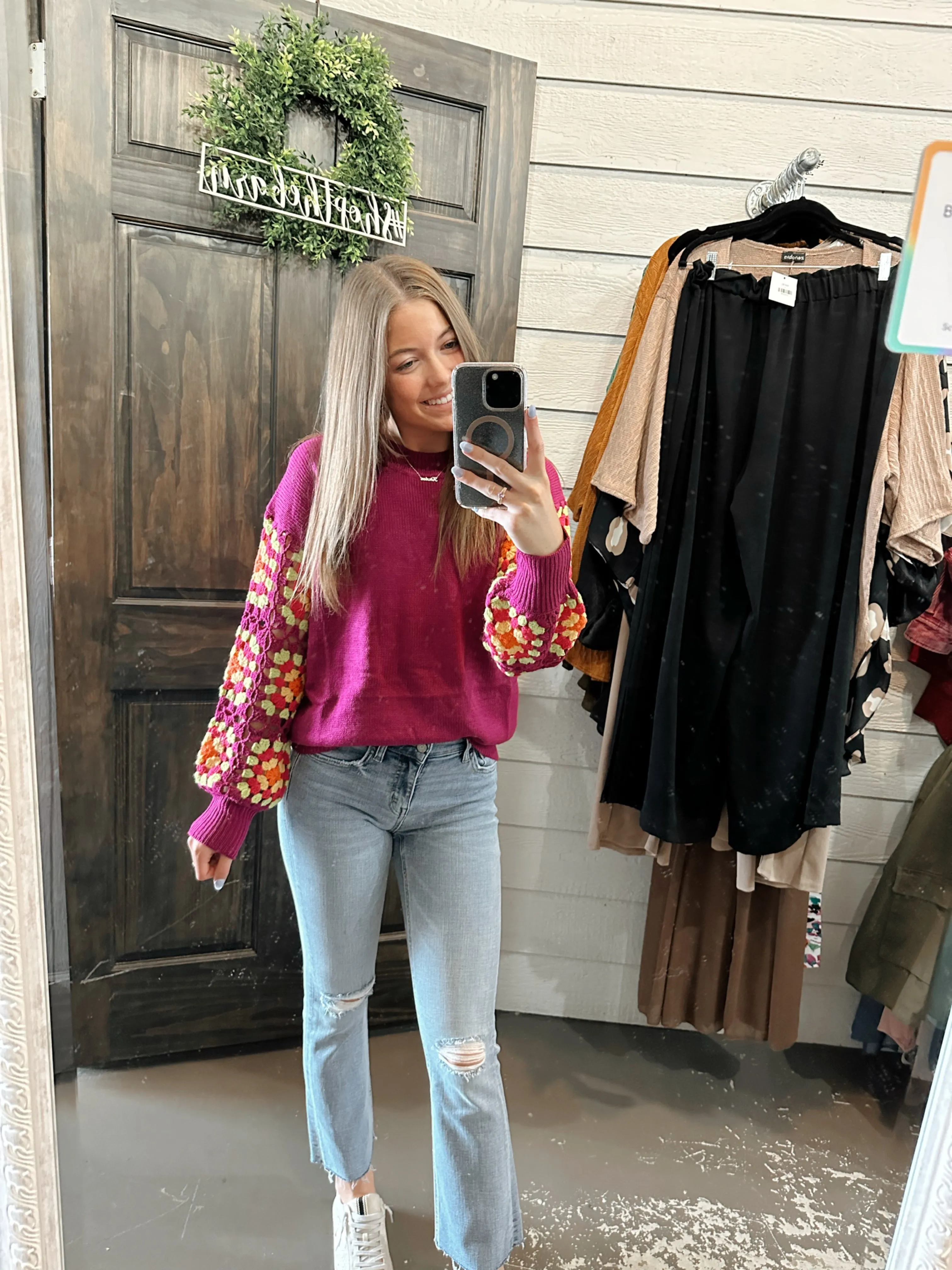 Lilabet Magenta Sweater