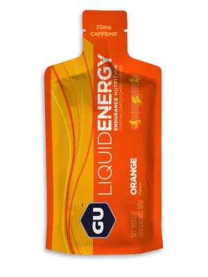 Liquid Energy Gel   Caffeine - Orange