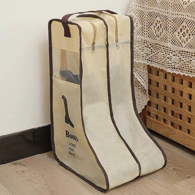Long Ankle Boots Leather Shoes Storage Bag Organizer