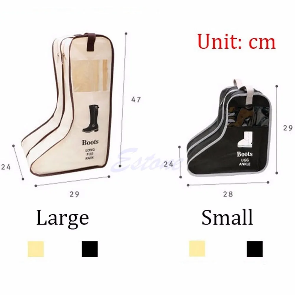Long Ankle Boots Leather Shoes Storage Bag Organizer